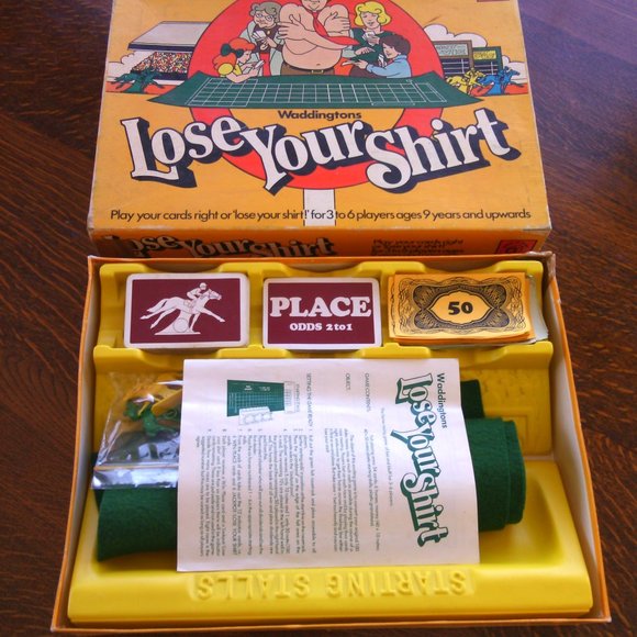 Lose Your Shirt vintage Waddingtons Games 1976 horse racing board game family - Picture 2 of 16